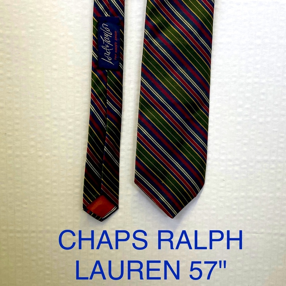 Silk necktie by Chaps Ralph Lauren
